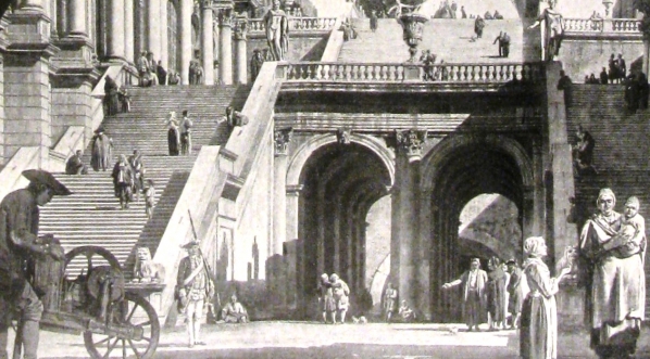  "Bernardo Canaletto. Treppe im Palasthof zu Warschau".  