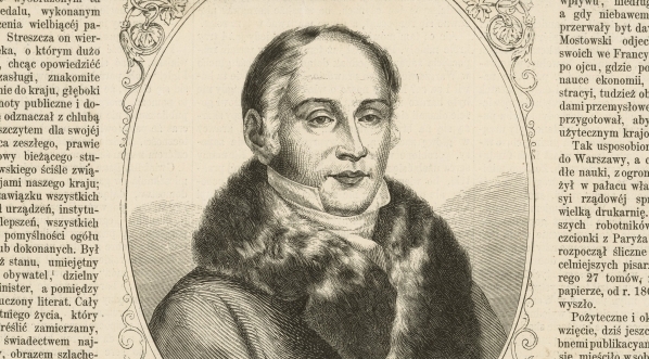  Portret Tadeusza Mostowskiego na pierwszej stronie "Tygodnika Illustrowanego".  