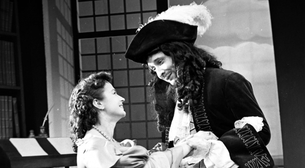  Sztuka "Złote czasy zacnego króla Karola" w Teatrze Narodowym w Warszawie w styczniu 1957 roku.  