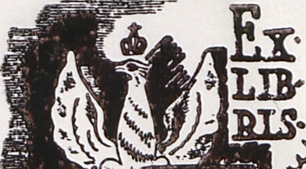  Ekslibris Józefa Piłsudskiego wykonany przez Stanisława Ostoję-Chrostowskiego.  