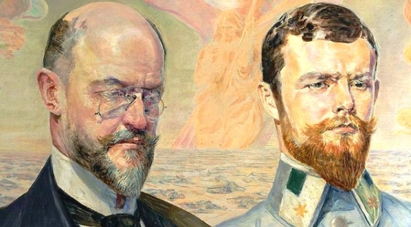  "Portret Jerzego Mycielskiego i Michała Żymierskiego" Jacka Malczewskiego.  