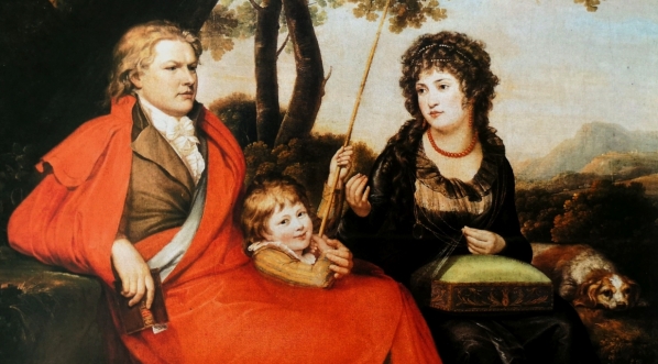  "Portret Gabriela Taszyckiego z rodziną" Roberta Fagana.  