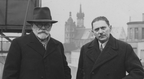  Antoni Madeyski i prof. Karol Karczmarczyk w Krakowie w 1936 r.  