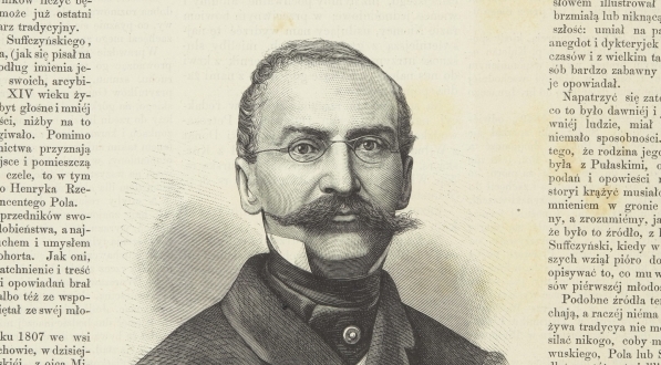  Portret Kajetana Suffczyńskiego na stronie tytułowej "Tygodnika Illustrowanego".  