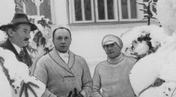  Tadeusz i Adam Stykowie podczas pobytu w Zakopanem w styczniu 1935 r.  