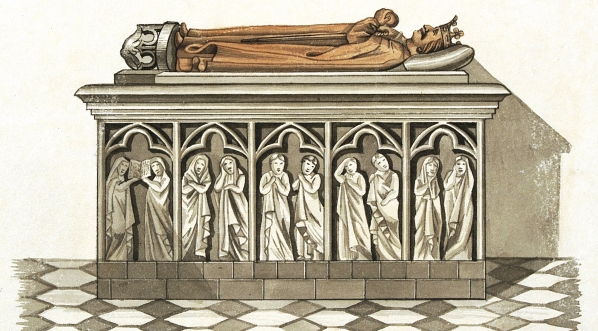  Nagrobek Władysława Łokietka w katedrze wawelskiej.  