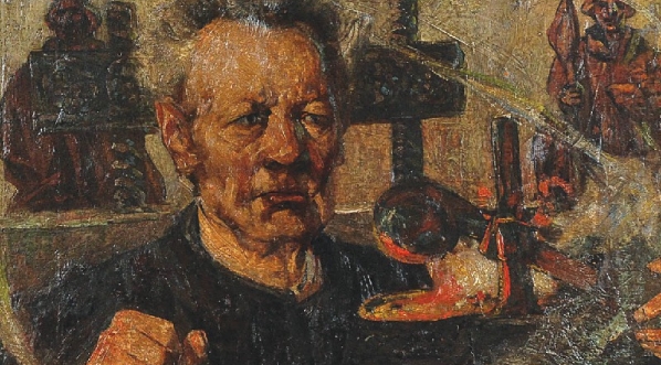  "Alchemik - portret własny" Ludwika Stasiaka.  