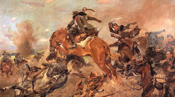  "Szarża pod Rokitną" Wojciecha Kossaka.  