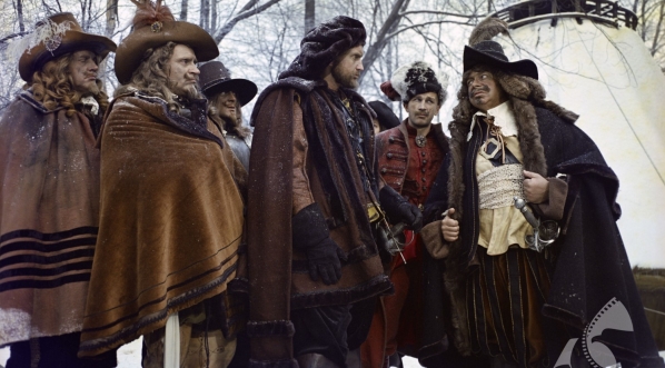  Na planie filmu Jerzego Hoffmana "Potop" z 1974 r.  