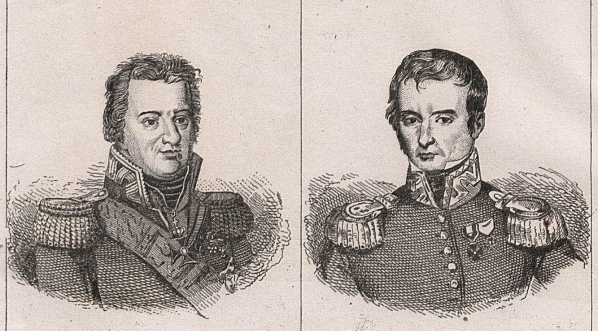  Portrety Jana Henryka Dabrowskiego i Samuela Różyckiego.  