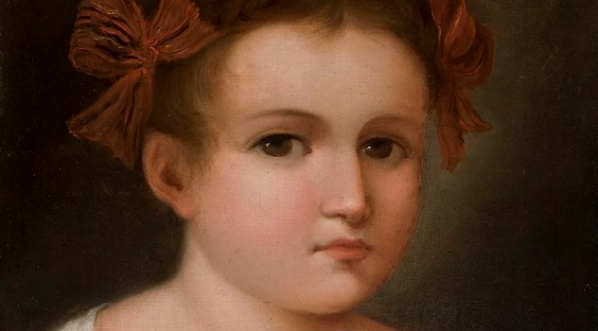  "Portret Katarzyny z Branickich Potockiej jako dziecka" Pelagii Kossakowskiej.  