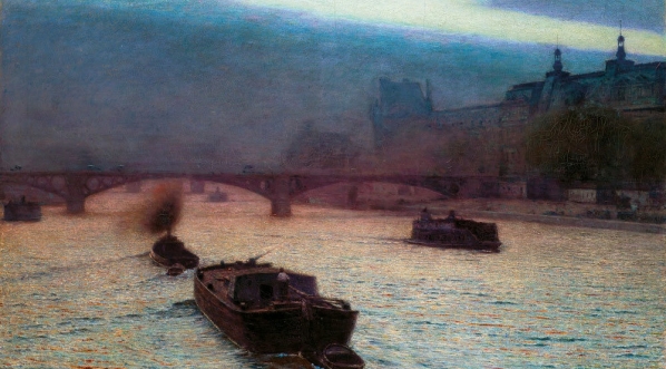  "Wieczór nad Sekwaną" Aleksandra Gierymskiego.  