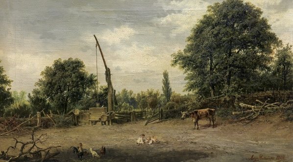  "Podwórze" Adama Wiktora Malinowskiego.  