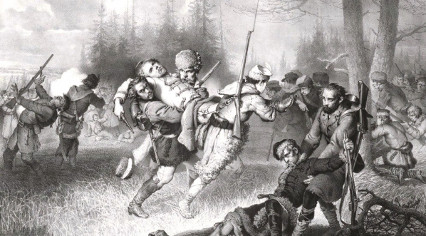  "Śmierć Ludwika Narbutta pod Dubiczami" Michała Elwiro Andriolliego.  