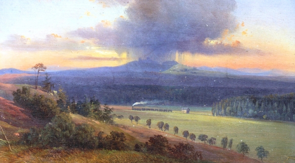  "Pejzaż podkrakowski" Leona Dembowskiego.  