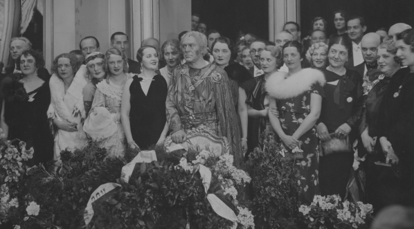  Jubileusz 35-lecia pracy artystycznej Kazimierza Junosza-Stępowskiego w Teatrze Narodowym w Warszawie 1 marca 1935 roku.  