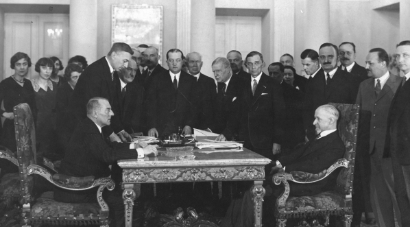  Podpisanie polsko-niemieckiego traktatu handlowego w Warszawie 17.03.1930 r.  