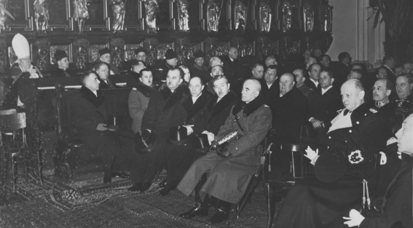  Nabożeństwo żałobne ku czci papieża Piusa XI 18.02.1939 r.  