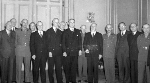  Wizyta prezesa Kongresu Polonii Amerykańskiej Karola Rozmarka w Londynie 1945  rok.  