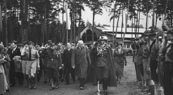  Międzynarodowy zlot harcerzy w Spale, lipiec 1935 roku.  