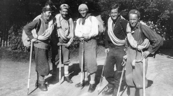  Wyprawa wysokogórska w Alpy Francuskie we wrześniu 1931 roku.  