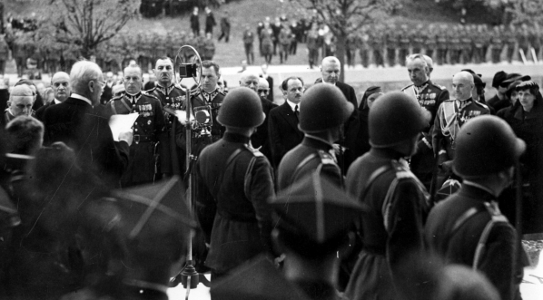  Pogrzeb serca Józefa Piłsudskiego w Wilnie 12.05.1936 r.  