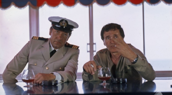  Jerzy Kamas i Jan Nowicki w filmie Zbigniewa Kuźmińskiego "Krab i Joanna" z 1980 roku.  