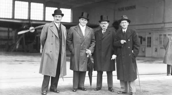  Dziennikarze polscy podczas wizyty ministra Josefa Goebbelsa w Krakowie w 1934 roku.  