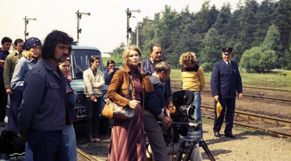  Realizacja filmu Bohdana Poręby "Gdzie woda czysta i trawa zielona" (1977).  