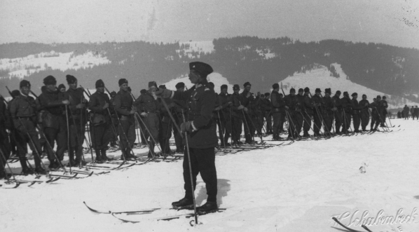  Szkoła wysokogórska przy 21 Dywizji Piechoty Górskiej w Zakopanem w marcu 1928 r.  