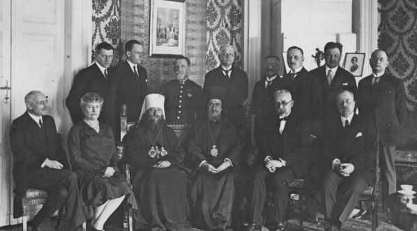  Przedstawiciele Kościoła prawosławnego w Polsce u wiceministra spraw zagranicznych Alfreda Wysockiego w czerwcu 1929 r.  