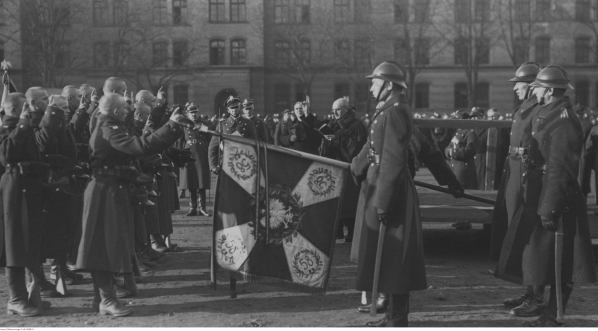  Przysięga rekrutów w Poznaniu 17.12.1932 r.  