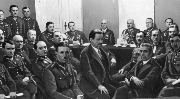  Zjazd w Warszawie oficerów internowanych w czasie wojny w obozach polskich w Niemczech i Austrii 14.04.1932 r.  