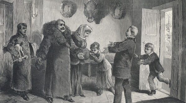  "Na Gwiazdkę. Was tylko-śmy oczekiwali!" Franciszek Kostrzewski.  