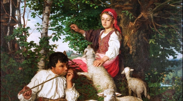  "Para pastuszków w lesie" Kazimierza Teofila Pochwalskiego.  