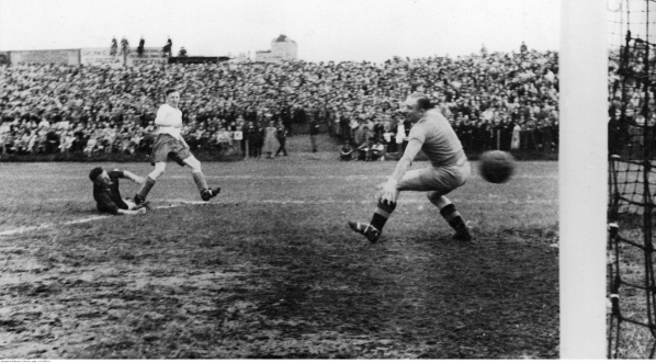  Mecz piłki nożnej Polska - Belgia w Łodzi 27.05.1939 r.  