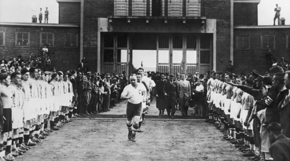  Mecz towarzyski piłki nożnej Niemcy - Polska we Wrocławiu 15.09.1935 r.  