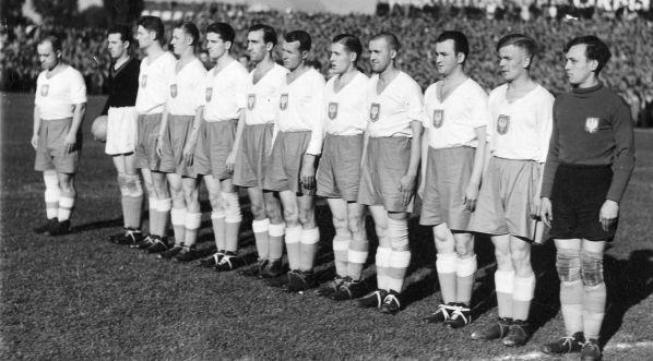  Mecz towarzyski piłki nożnej Polska - Niemcy w Warszawie 13.09.1936 r.  