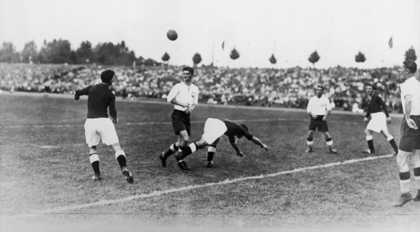  Mecz towarzyski piłki nożnej Niemcy - Polska we Wrocławiu 15.09.1935 r.  