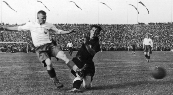  Mecz towarzyski piłki nożnej Niemcy - Polska w Chemnitz 18.09.1938 r.  