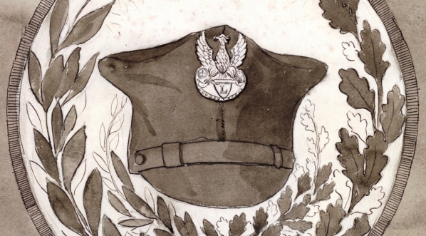  "Projekt odznaki Legionów Polskich" Wincentego Wodzinowskiego.  