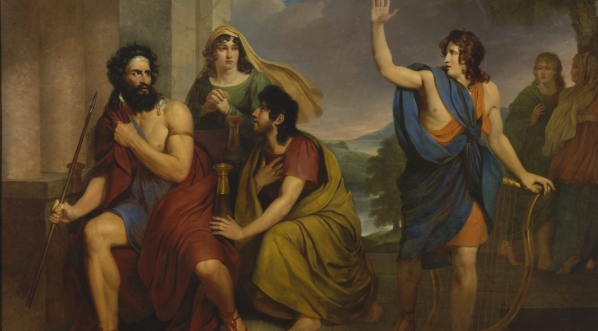  "Gniew Saula na Dawida" Antoniego Brodowskiego.  