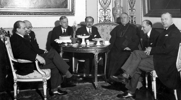  Przyjęcie w Prezydium Rady Ministrów z okazji uchwalenia nowej konstytucji 24.03.1935 r.  