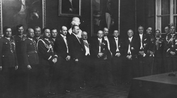  Akademia w sali Rady Miejskiej w Warszawie z okazji święta narodowego Rumunii 10.05.1934 r.  