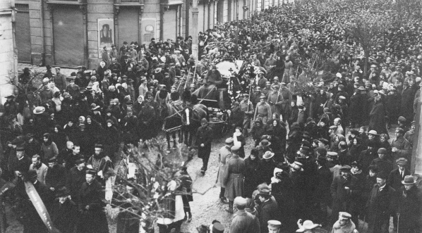  Pogrzeb majora Albina Fleszara w Słonimiu 6.11.1916 r.  