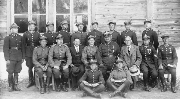  Szkoła podoficerska 1 Pułku Strzelców Konnych w połowie 1935 r.  