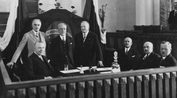  Akademia ku czci brazylijskiego profesora Rodrigo Octavio de Langard Mazenesa w Warszawie w czerwcu 1930 r.  