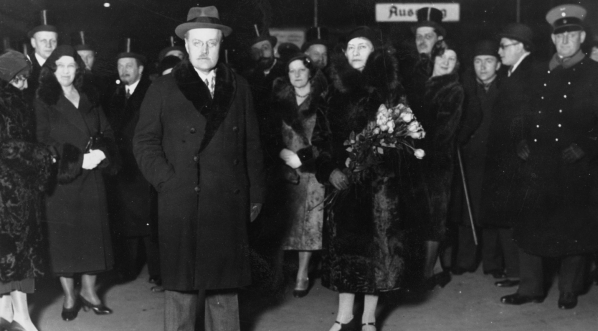  Przyjazd do Berlina nowo mianowanego posła nadzwyczajnego i ministra pełnomocnego Polski w Niemczech Alfreda Wysockiego 31.01.1931 r.  