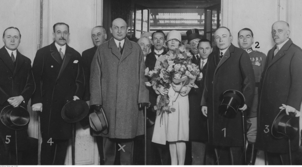  Wizyta ministra spraw zagranicznych Polski Augusta Zaleskiego w Paryżu 10.06.1928 r.  