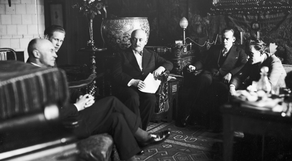  Rafał Scherman podczas wizyty u hr.Franciszka Ksawerego Pusłowskiego w Krakowie w 1933 r.  